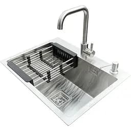 Комплект мийка + змішувач Romzha Arta Nova U-550 (B)