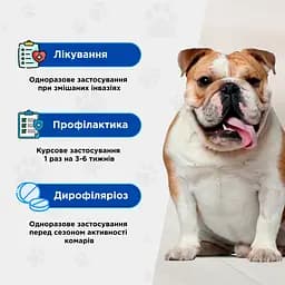 Протипаразитарна таблетка Modes Квадромідас для собак 8-16 кг 0.8 г - мініатюра 3