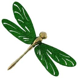 Ялинкова іграшка MIS LT Бабка мала 15х9х1,5 см зелений