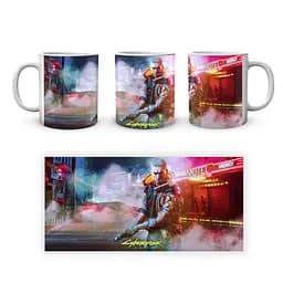 Кружка GeekLand Cyberpunk 2077 Кіберпанк 2077 На вулиці В туман CY 02.572 - мініатюра 4
