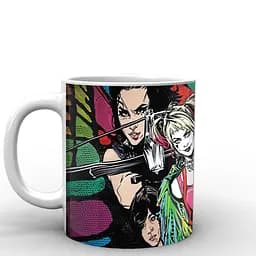 Кухоль GeekLand Хижі птахи Харлі всі героїні поп арт Birds of Prey BOP.03.15 330 мл білий