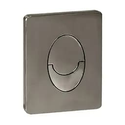 Панель змиву пластикова Koer KT-0606-07 157x198x3mm, кнопка закруглена графіт KR5712, Графит