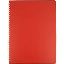 Зошит Buromax Bark на пружині А4, 60 аркушів червоний (BM.24454154-05)