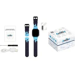Smart Watch AmiGo GO008 MILKY GPS Wi-Fi Blue UA UCRF - мініатюра 3