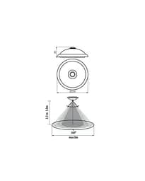 Стельовий світильник Kanlux 18121 Fogler led 14w-nw - мініатюра 2