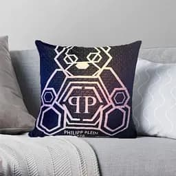 Подушка 3D велюрова декоративна Philipp Plein 35х35 см - мініатюра 2
