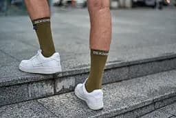 Шкарпетки DexShell Ultra Thin Crew OG водонепроникні L хакі - мініатюра 8