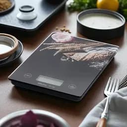 Електронні ваги Domotec MS-10004 для кухні 5 кг екран LED 9764 - мініатюра 4