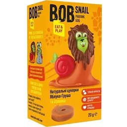 Bob Snail набор Конфеты яблочно-грушевые + игрушка 2748 П 20 г Разноцветный (4820219342748)