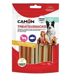 Ласощі для собак Camon Сендвіч з Конини та Тріски 80г