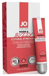 Возбуждающий клиторальный гель System Jo Warm & Buzzy (10 мл)