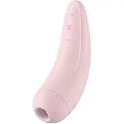 Вакуумний стимулятор клітора з вібрацією Satisfyer Curvy 2+ рожевий