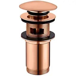 Донний клапан Omnires click-clack copper A706CP, Золотий