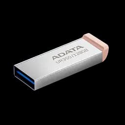 Флеш-накопичувач ADATA USB 3.2 UR 350 128Gb Silver/Beige (UR350-128G-RSR/BG) - мініатюра 4