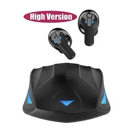 Бездротові ігрові Bluetooth навушники TWS K53 із зарядним кейсом та індикатором заряду Чорний - мініатюра 3