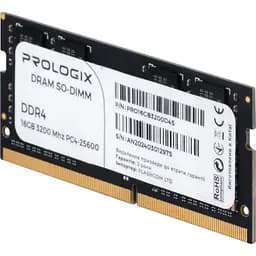 Модуль пам'яті для ноутбука SoDIMM DDR4 16GB 3200 MHz Prologix (PRO16GB3200D4S) - мініатюра 3