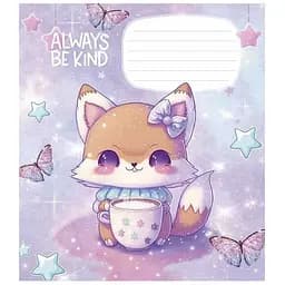 Зошит учнівський "Anime friends" Школярик 012-3265L 12 аркушів Різнокольоровий