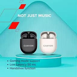 Навушники Canyon TWS headset TWS-6 Beige (CNS-TWS6BE) - мініатюра 7