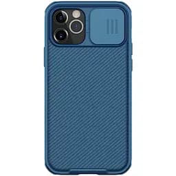 Карбонова накладка Nillkin CamShield Pro для Apple iPhone 13 Pro Max 6.7 Blue