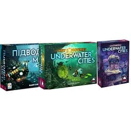 Настольная игра Games 7 Days Подводные города с дополнениями Новые открытия и Эра данных (укр./англ.)