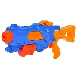 Большой водяной бластер MR 0966-2 с ручной помпой – игрушка для летних развлечений, 48 см.