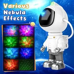 Проектор галактики астронавта Star Light Space Buddy Starry Projection Night Lights Ceiling Spacebuddy - мініатюра 6