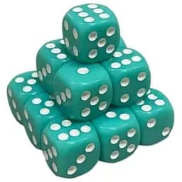 Настільна гра Games 7 Days Кубик D6 з точками (аквамарин) , 1 шт. (g7dd6dotsaqua)