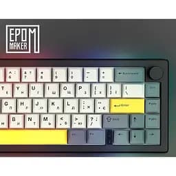 Клавіатура Epomaker EK68 Budgerigar V2 Black (EK68-B-BV2) [128814] - мініатюра 3