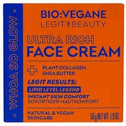 Ультранасичений крем для обличчя Bio:Vegane Ultra Rich Face Cream 50 мл