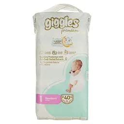Подгузники Giggles Premium Newborn 1 (2-5 кг) 40 шт.