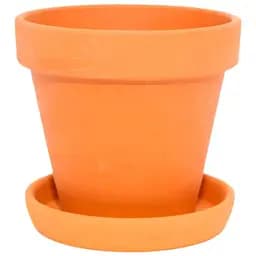 Горщик Elsa Dafna 1.25 л з підставкою теракотовий (dafna-125-ter)