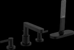 Змішувач для ванни Hansgrohe Finoris 76444670 чорний матовий