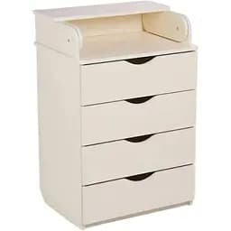 Комод-пеленатор DSK-601 з чотирма ящиками та знімним пеленатором бежевий