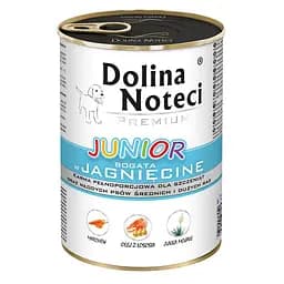 Консерва Dolina Noteci Premium Junior 400г для цуценят з ягням та овочами