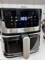 Аерофритюрниця Zepline ZP-215 8 л з сенсорним управлінням дисплеєм і таймером 3500 Вт Чорна - мініатюра 4