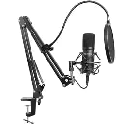 Игровой стрим микрофон Sandberg Streamer Kit USB кабель 2,5м. (126-07)