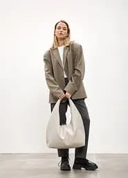 Сумка жіноча Sambag HOBO L сірий 34 х 37 х 16 см (53300030) - мініатюра 9