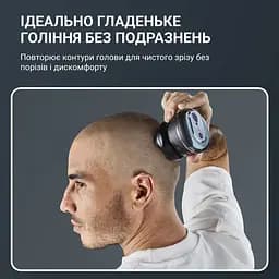 Бритва електр. для голови роторна Gentle Bald, бритв.головок-5 ROWENTA teh0026195 - мініатюра 5