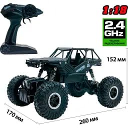 Машинка на радіокеруванні Sulong Toys 1:18 Off-road Crawler Tiger Black (SL-111RHMBl) [114185] - мініатюра 7