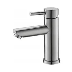 Смеситель для умывальника литой гусак Ø35 Wezer EKO1A-01 1/10 Никель