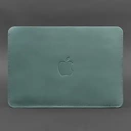 Чохол із натуральної шкіри BlankNote для MacBook 13 дюйм Бірюзовий - мініатюра 3