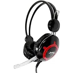 Навушники накладні Jedel JD-868 ігрові Jack 3.5 чорний червоний