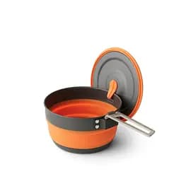 Каструля складана Sea to Summit Frontier UL Collapsible Pot 1 L Чорний-Помаранчевий - мініатюра 2