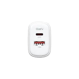 Зарядний пристрій ArmorStandart AR-T252WEU 25W GaN USB-C+ USB-A White (ARM89532) - мініатюра 2