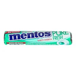 Жувальна гумка Mentos Pure fresh свіжа м'ята, 15,5 г (915950)