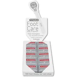 Сталеві леза Titania для педикюрного верстата, 100 шт. (3100/100 BOX)