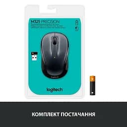 Мишка бездротова Logitech M325s 910-006812 Dark Grey - мініатюра 7