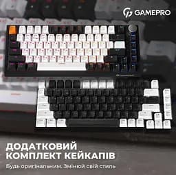 Клавіатура GamePro MK160B Outemu Red Hot-Swap RGB USB Black (MK160B) - мініатюра 12