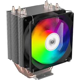 Кулер для процессора 2E GAMING Air Cool AC90D4-ARGB, LGA1700, 1200, 115x, 1366, AM5, AM4, AM3, AM3+, 4pin PWM, 3pin +5VARGB, TDP 130W (2E-AC90D4-ARGB)