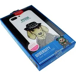 Чохол-накладка PUZOO Artdog Phone iPhone 7 Plus/8 Plus White Ravan - мініатюра 2